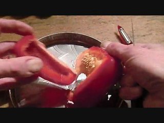 Vider un poivron