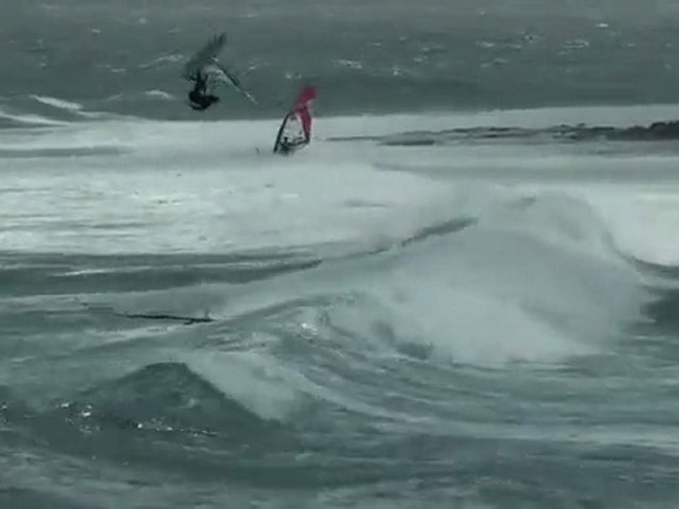 Windsurf : Philip köster training in Pozo