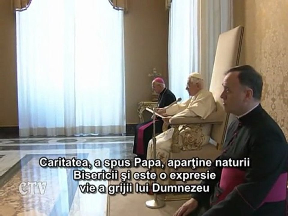 Benedict al XVI-lea: Suntem responsabili faţă de cei săraci