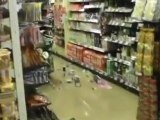 Japan shopping centre shakes during earthquake