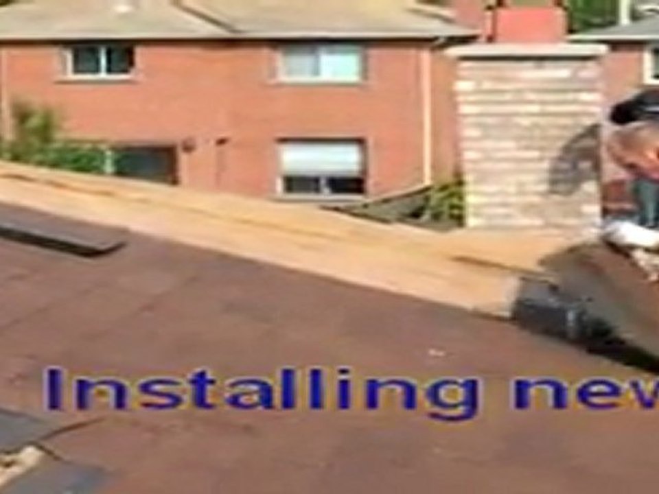 Toronto roofing techniques shown by Re-Roof.ca 416-667-9680