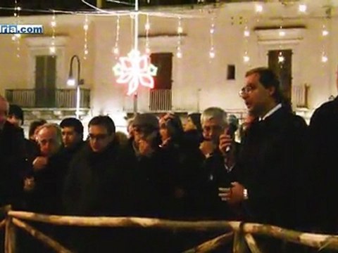 Inaugurazione Presepe di piazza Catuma - Natale 2010