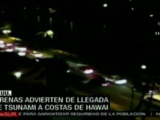 Sirenas advierten llegada de tsunami a costas de Hawai