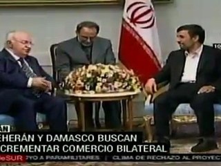 Damasco y Teherán buscan incrementar comercio bilateral