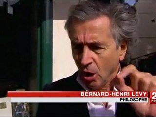BHL sur France 2 journal de 20 heures (10 mars 2011)