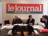 Saone et Loire débat cantonales Montebourg Emorine
