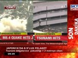Japonya'da 8.9'luk Deprem ve Tsunami Dalgaları