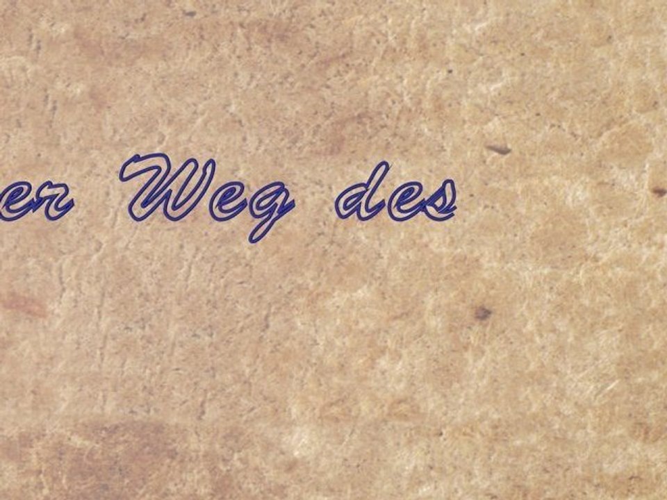 Der Weg des Stifts