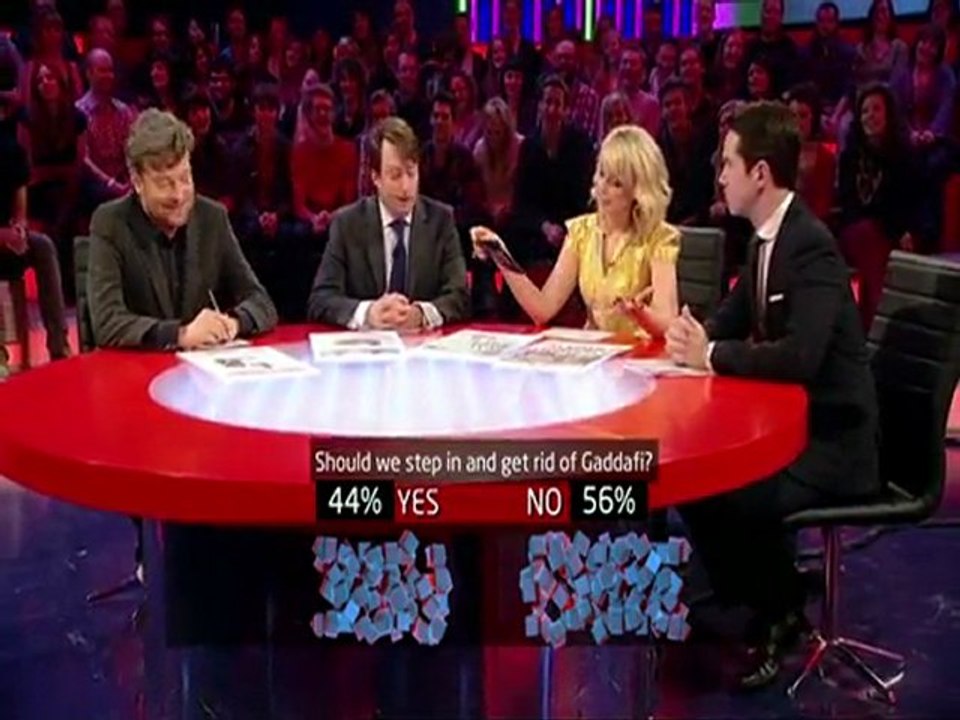 10 O'Clock Live: Libya Intervention Audience Poll
