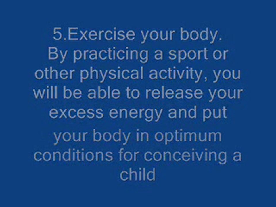 Important tips to getting pregnant