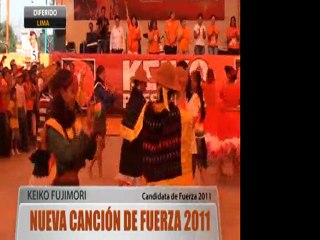Keiko presentó su nueva canción de campaña