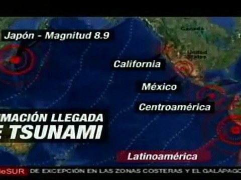 Presidentes latinoamericanos se solidarizan con Japón