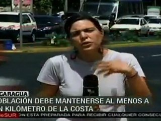 Emergencia verde en Nicaragua ante posibilidad de maremoto