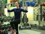 Standing Knee to Elbow Exercise - Women's Fitness