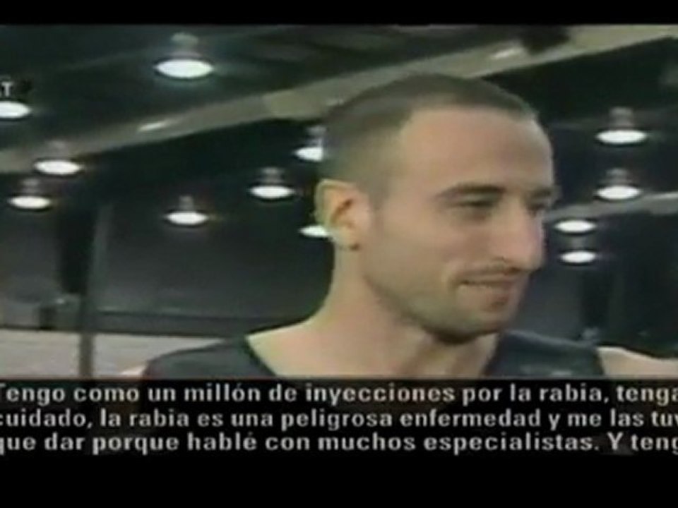 Manu Ginobili Catch a Bat