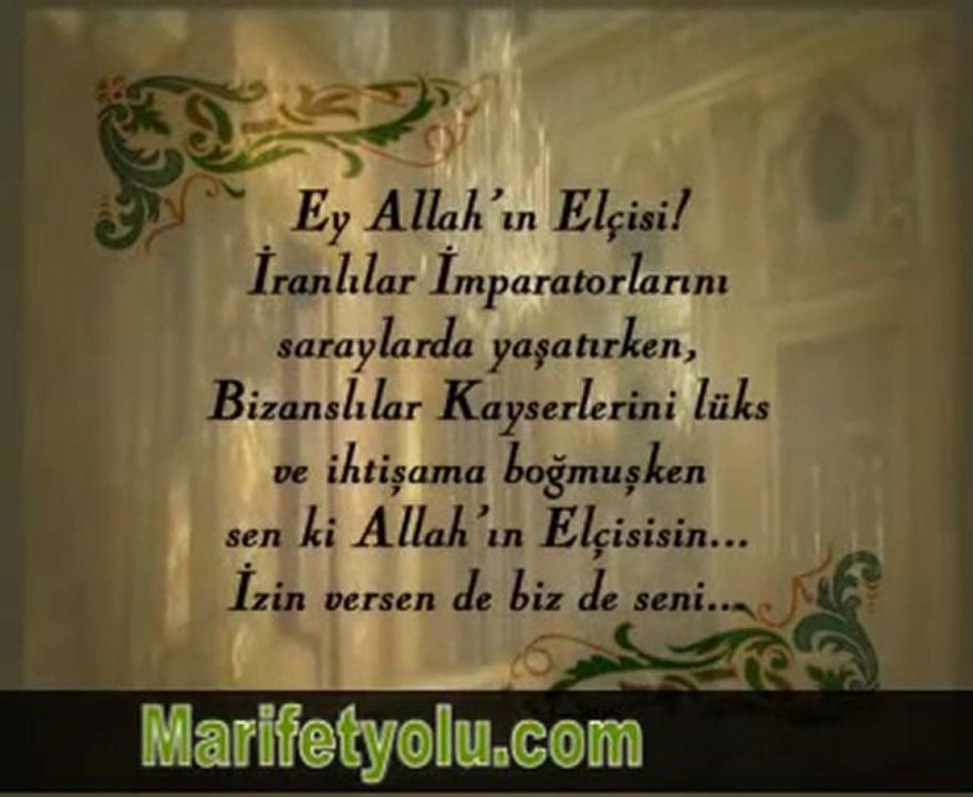 İstemez misin Ya Ömer, Dünya Onların Olsun Ahirette Bizim...
