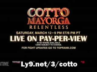COTTO VS MAYORGA - One of the Biggest Fights of the Year