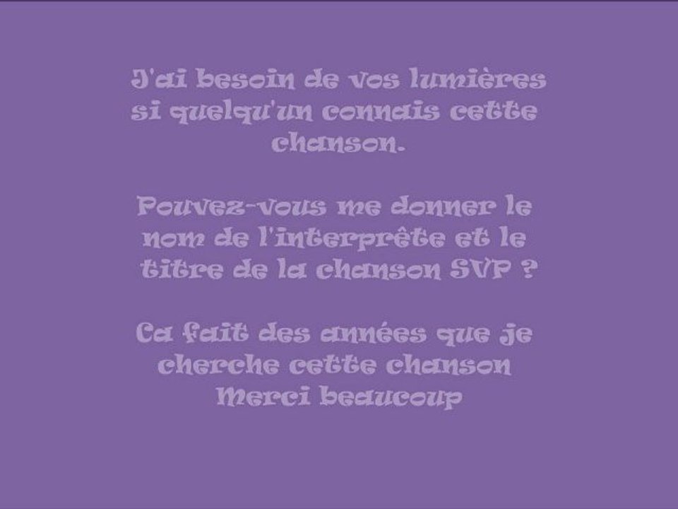 Titre de musique introuvable