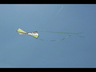 Pixel: cerf-volant combiné 4 lignes et monofil