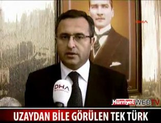 Uzaydan Görünen Atatürk Resmi, Portresi Uzaydan Görün Türk
