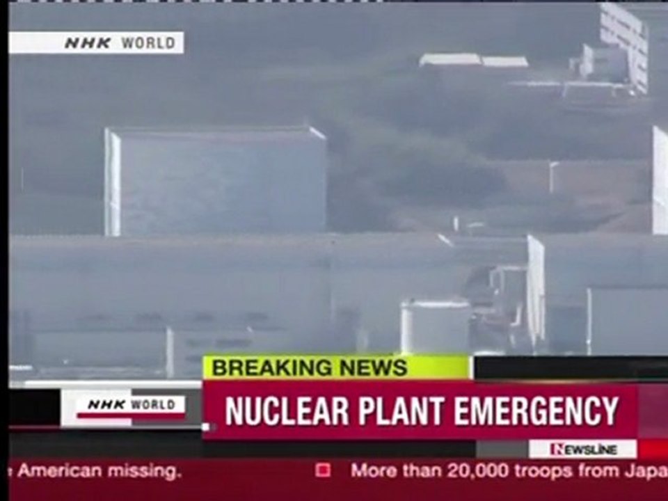 Japon: explosion à la centrale nucléaire de Fukushima N°1