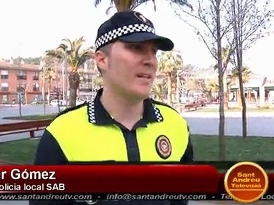 110311 Scott un policia diferent a Sant Andreu de la Barca