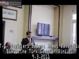 Ahmet Davutoğlu'nun Gumulcine Turk Gencler Birligi ziyareti
