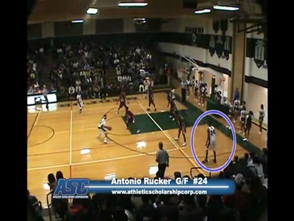 Antonio Rucker #24 Bedford High School Basketball