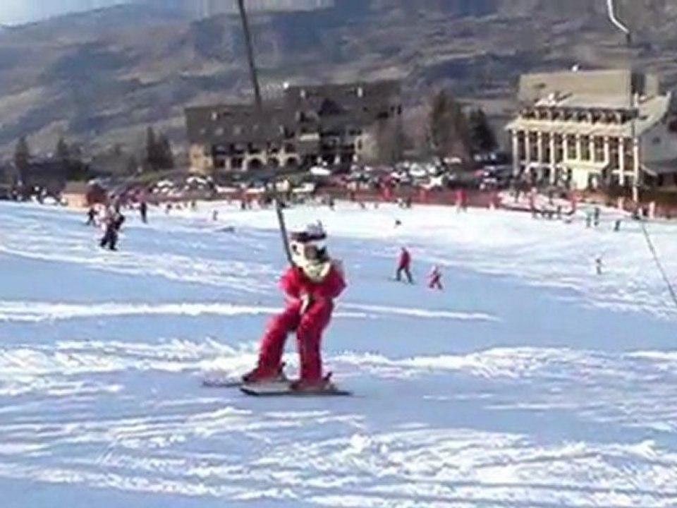 Marie Pauline à la neige - Saint léger
