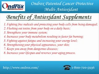 Ondrox - Patented Cancer Protective Multi-Antioxidant