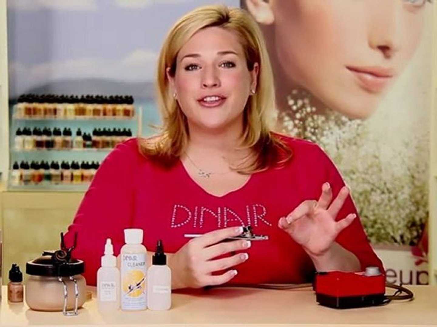 Airbrush Makeup  Dinair Airbrush Cleaning System