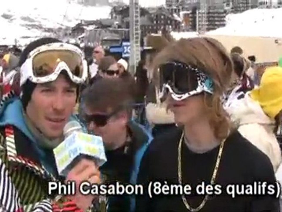 Europe X Games 2011 - Qualifs Slopestyle Itw Phil Casabon
