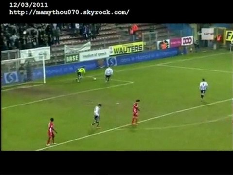 Réactions+ but de l'année+ rififi à Bruges