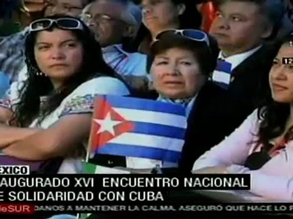Inaugurado XVI Encuentro de solidaridad con Cub...