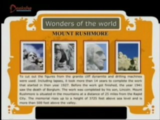 Wonders Of The World  - Mount Rushmore