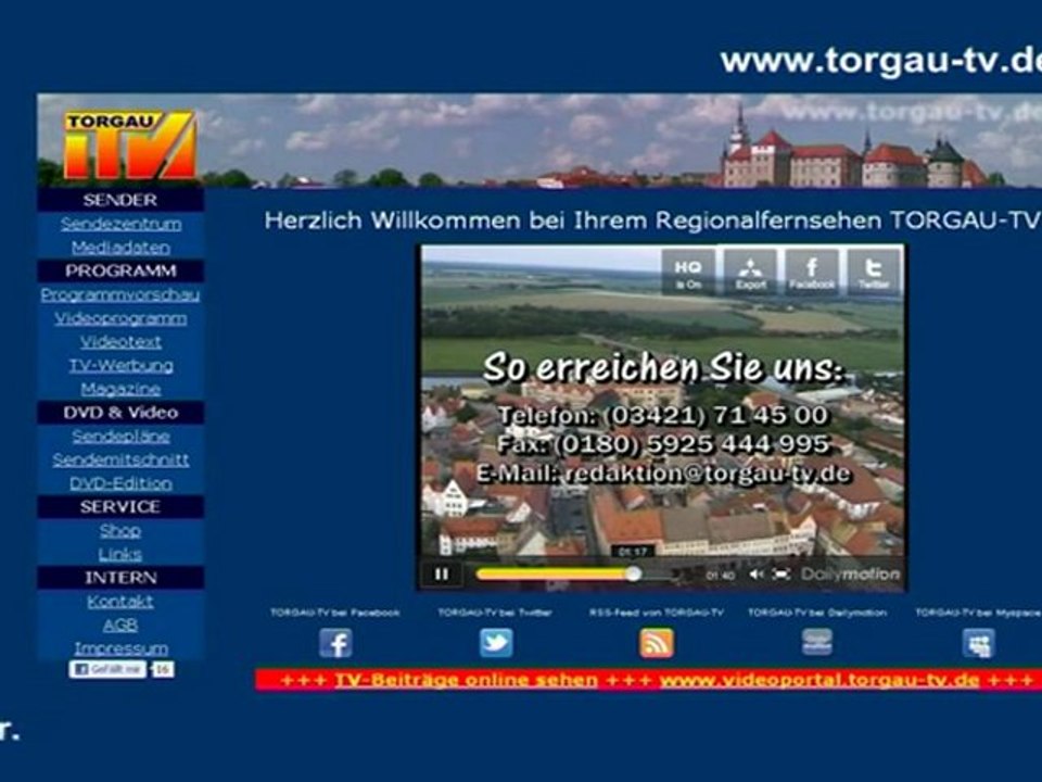 Trailer - Torgau-TV - Facebook - Twitter