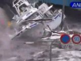 News -best Japan earthquake- Footage of moment tsunami hit.