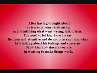 Get Your Ex-Boyfriend Back: Putting Your Best Foot Forward