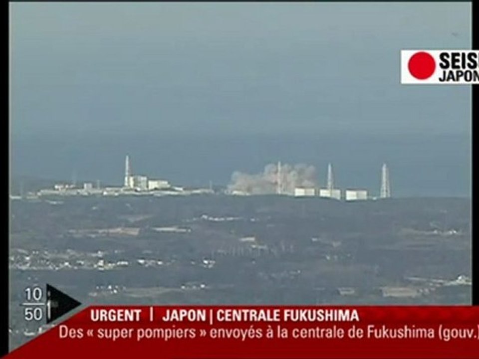 explosion centrale nucléaire à Fukushima (Japon)