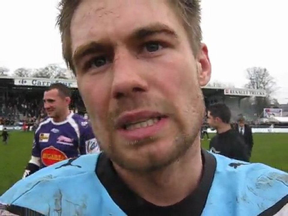 Rugby - Reaction de Benoît Bonetti après USB - Massy