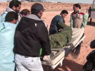 Medics under fire on Libya's front line