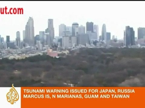 Мощнейшее землетрясение в Японии - Powerful quake hits Japan