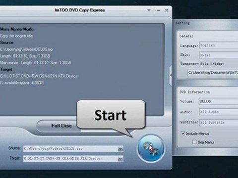ImTOO DVD Copy Express-How to Copy DVDs