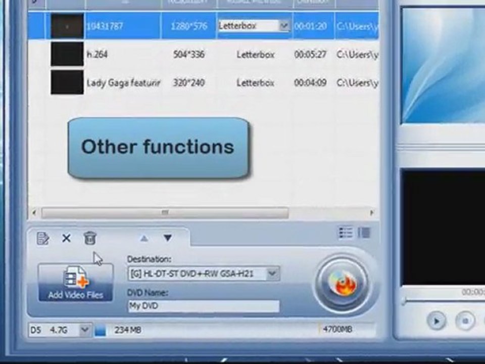 Create and Burn DVDs from any video format