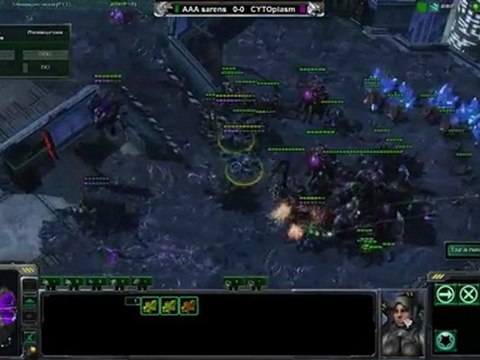 Match SC2 : Sarens (T) vs Cytoplasm (Z) #1