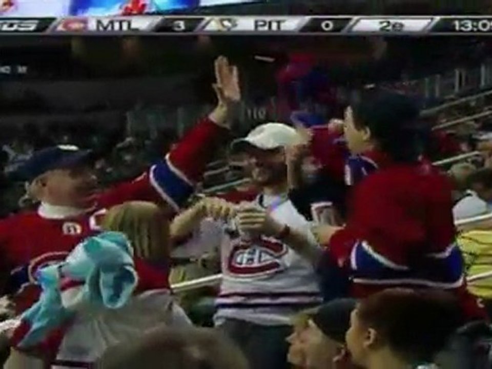 Canadiens Vs Pengouins // Game 69 + fight Talbot Vs Mara
