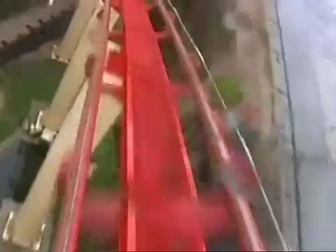 Jeremy Clargsvcon and his mother on a rollercoaster ride!