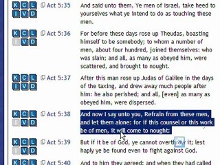 Refrain from these men!! (Acts 5:38)