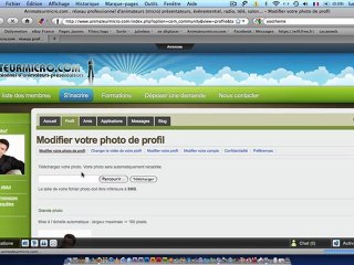 modification fiche profil
