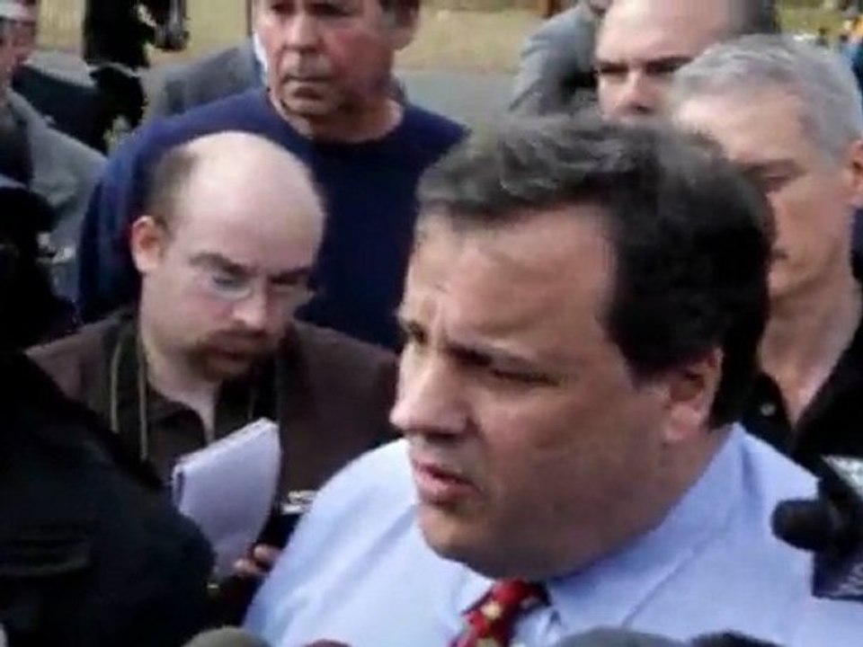 Governor Tours NJ Flood Zone
